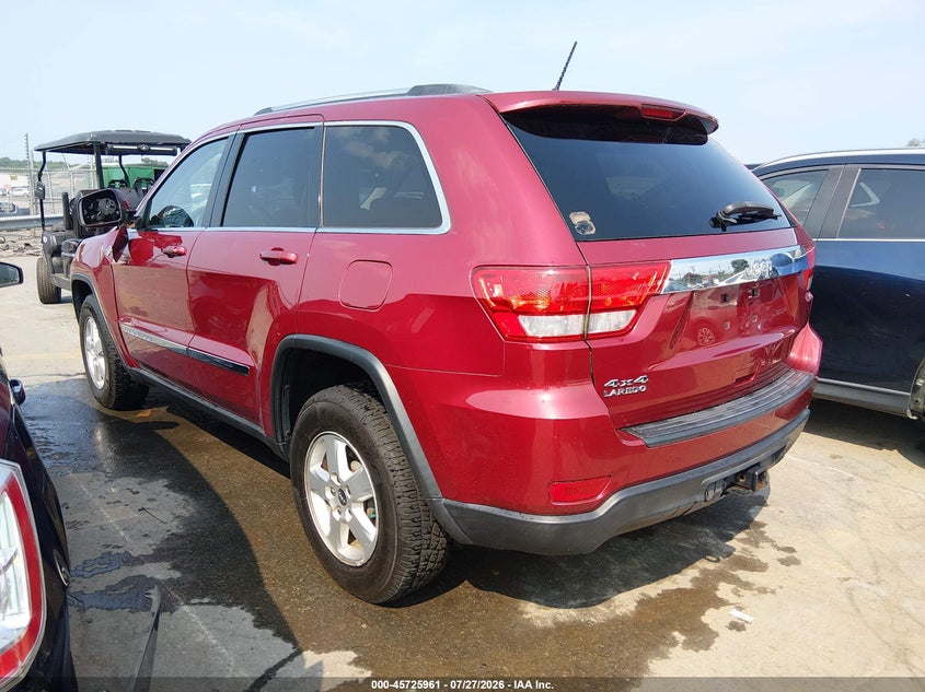 Vin: 1c4rjfag9cc263156, lot: 46224660, jeep grand cherokee laredo 20123
