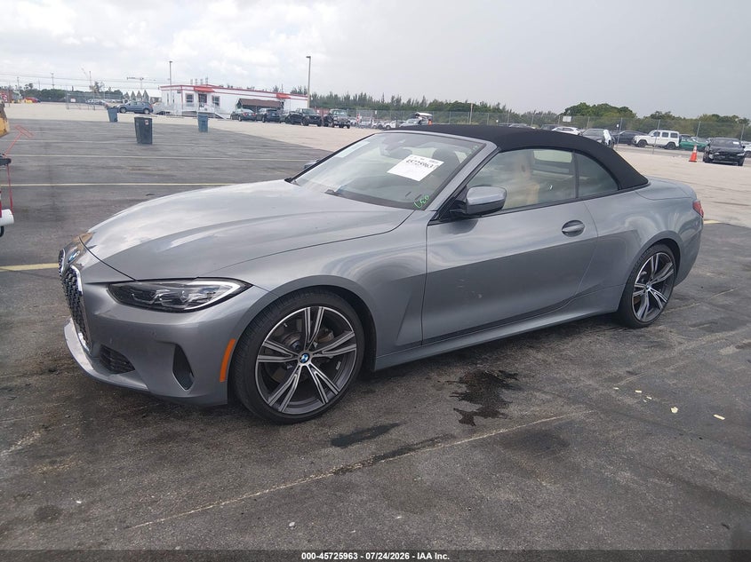 Vin: wba23at07pcm11161, lot: 46224662, bmw 430i 20232