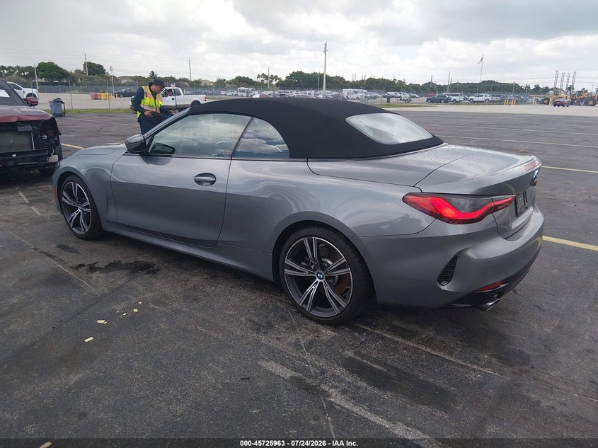 Vin: wba23at07pcm11161, lot: 46224662, bmw 430i 20233