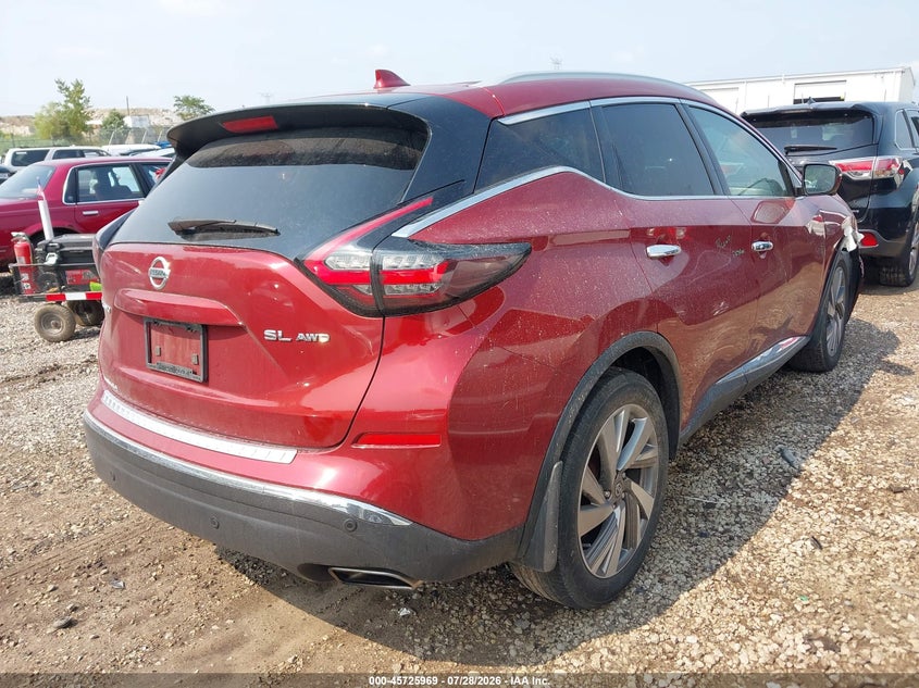 Vin: 5n1az2cs5ln135092, lot: 46224668, nissan murano sl intelligent awd 20204