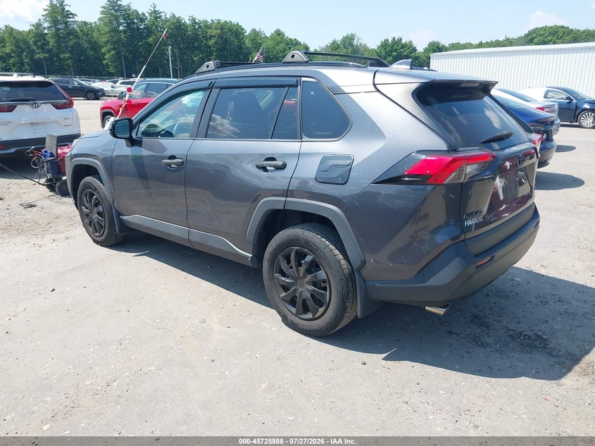 Vin: 2t3f1rfv8mw145366, lot: 46224687, toyota rav4 le 20213