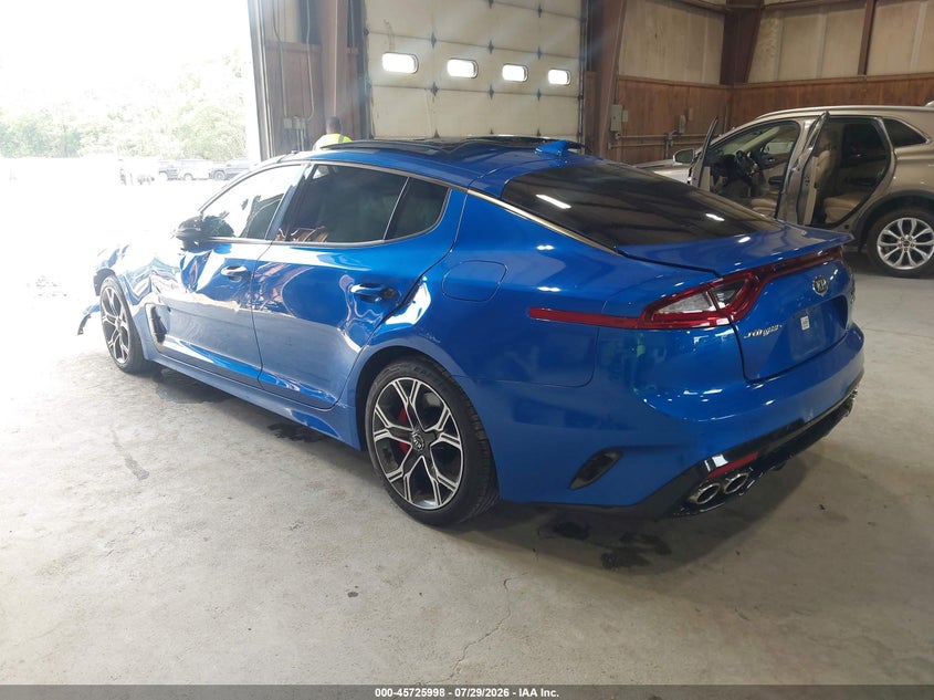Vin: knae45lc3j6028738, lot: 46224697, kia stinger gt1 20183