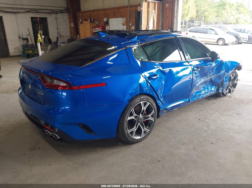 Vin: knae45lc3j6028738, lot: 46224697, kia stinger gt1 20184