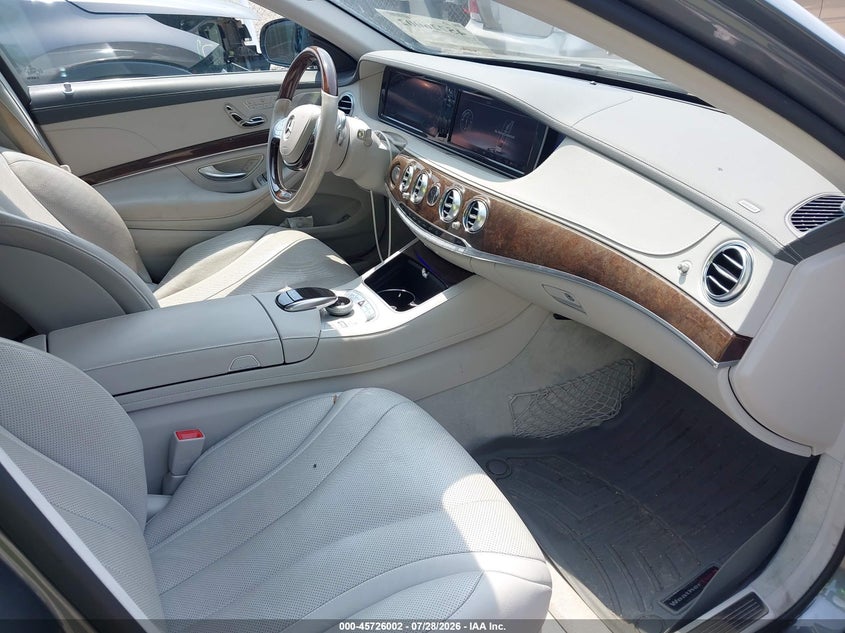 2016 MERCEDES-BENZ S 550 auction photo 5