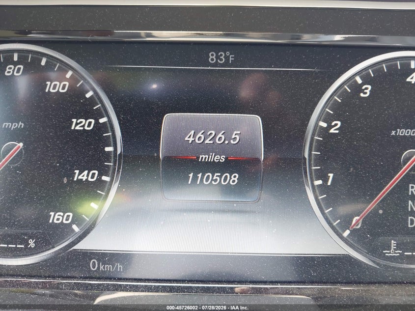 2016 MERCEDES-BENZ S 550 auction photo 7