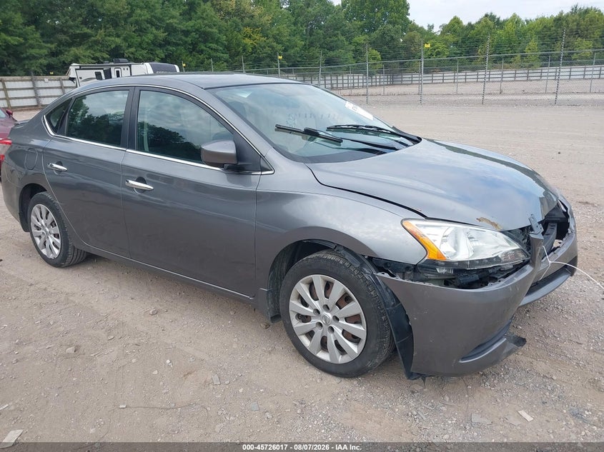 Vin: 3n1ab7ap1fy214290, lot: 46224716, nissan sentra sv 2015 img_1