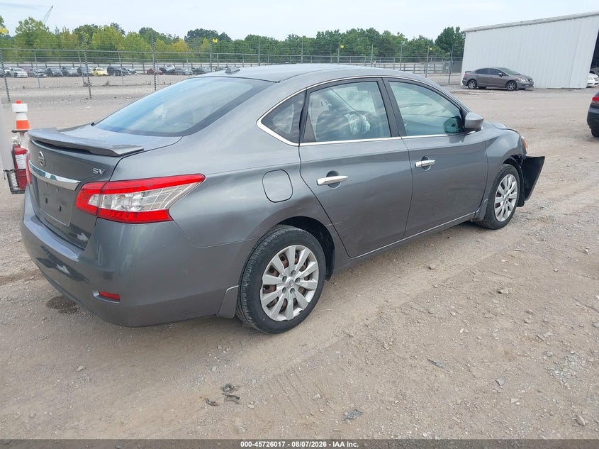 Vin: 3n1ab7ap1fy214290, lot: 46224716, nissan sentra sv 20154