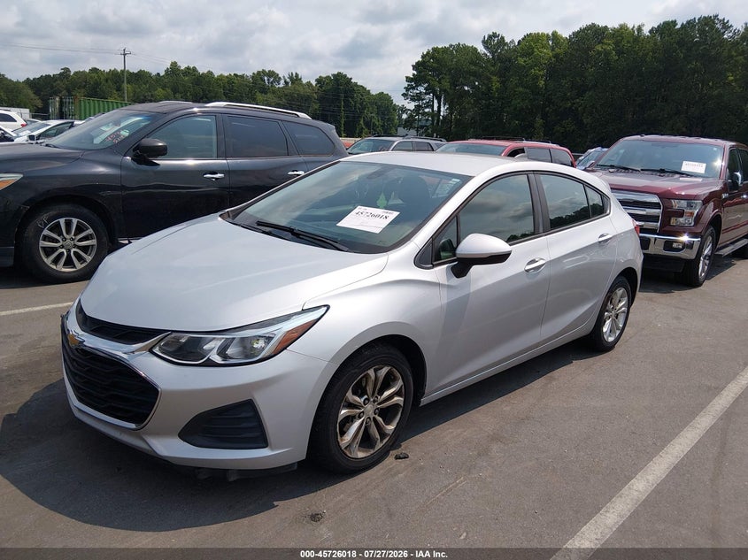 Vin: 3g1bc6sm5ks561799, lot: 46224717, chevrolet cruze ls 20192