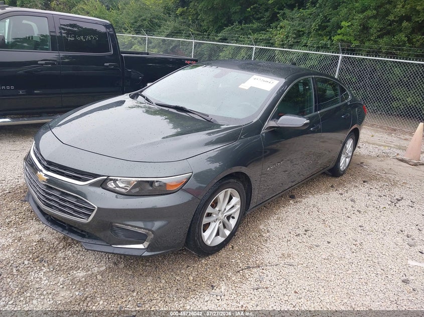 Vin: 1g1ze5st2hf237457, lot: 46224741, chevrolet malibu 1lt 20172