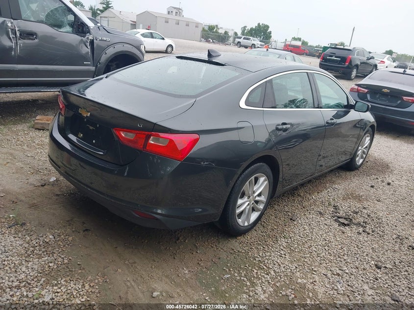 Vin: 1g1ze5st2hf237457, lot: 46224741, chevrolet malibu 1lt 20174
