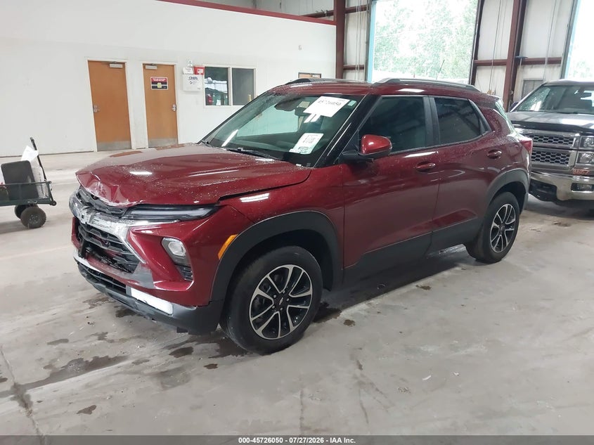 Vin: kl79mrsl1sb193836, lot: 46224749, chevrolet trailblazer awd lt 20252