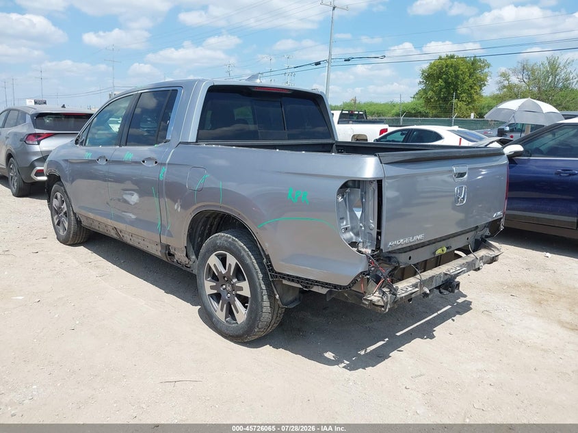 Vin: 5fpyk3f56kb043416, lot: 46224764, honda ridgeline rtl 20193