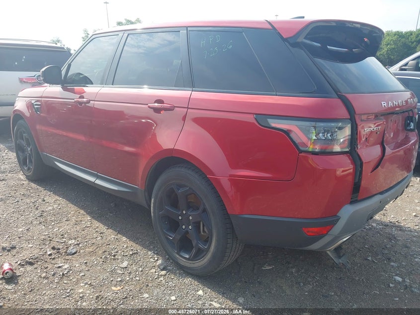Vin: salwg2suxla717515, lot: 46224770, land rover range rover sport se mhev 20203