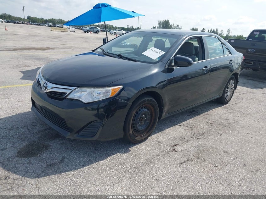 2014 Toyota Camry, Rear, IAAI, VIN 4T1BF1FK6EU381693 — photo 2
