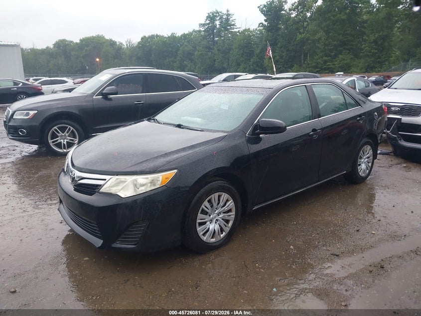 Vin: 4t1bf1fk7cu023645, lot: 46224780, toyota camry le 20122