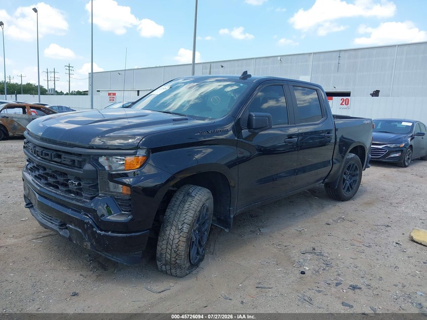 Vin: 3gcpkbek3tg165233, lot: 46224793, chevrolet silverado 1500 4wd  short bed custom 20262
