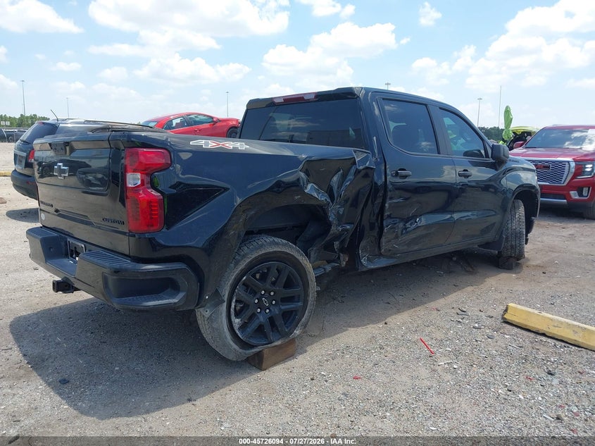Vin: 3gcpkbek3tg165233, lot: 46224793, chevrolet silverado 1500 4wd  short bed custom 20264