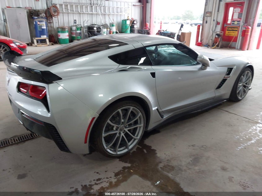 Vin: 1g1yv2d73h5105355, lot: 46224807, chevrolet corvette grand sport 20174