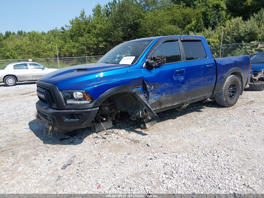 Vin: 1c6rr7yt8hs788554, lot: 46224817, ram 1500 rebel  4x4 5'7 box 20172