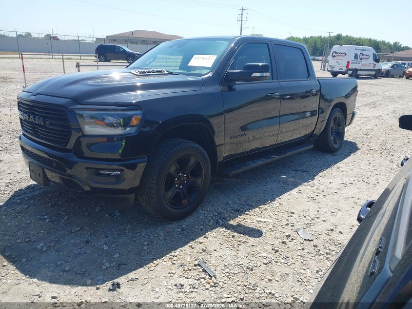 Vin: 1c6srfvt9nn432754, lot: 46224826, ram 1500 sport 20222