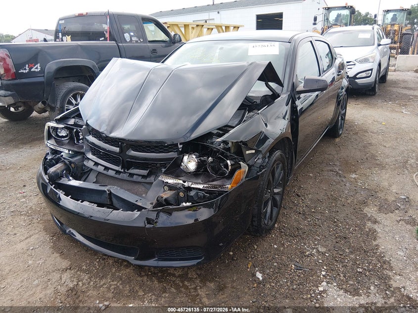 Vin: 1c3cdzab6en120986, lot: 46224834, dodge avenger se 20142