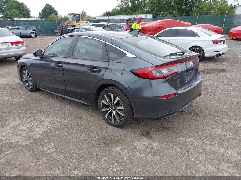 Vin: 19xfl1h78re032174, lot: 46224863, honda civic ex-l 20243