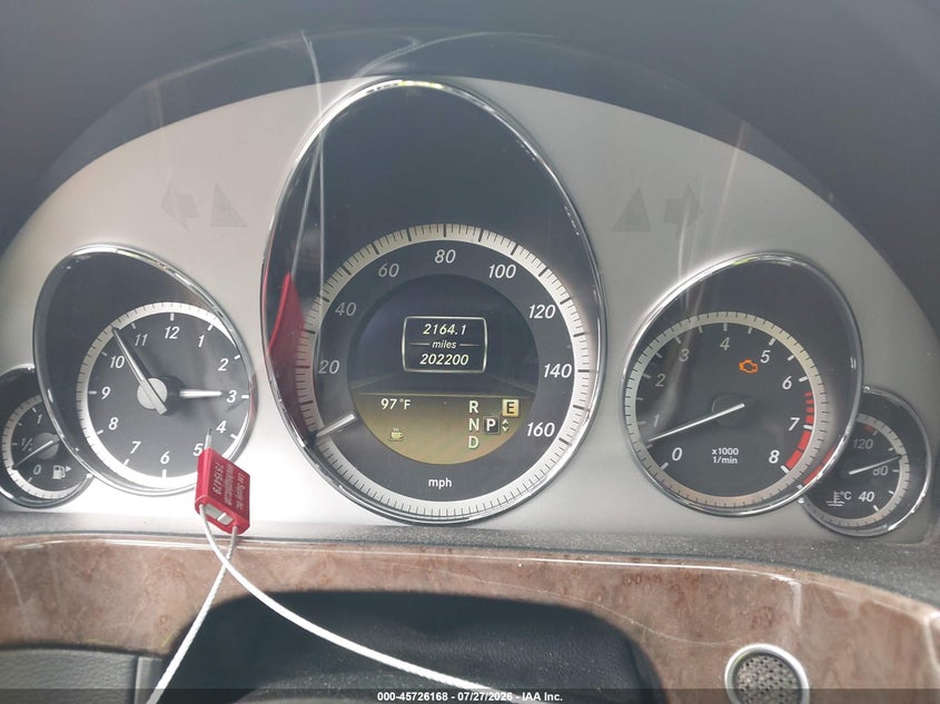 2011 MERCEDES-BENZ E 550 auction photo 7
