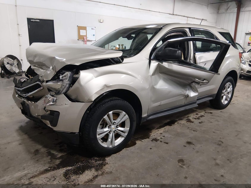 Vin: 1gnalaek9ez119431, lot: 46224873, chevrolet equinox ls 20142