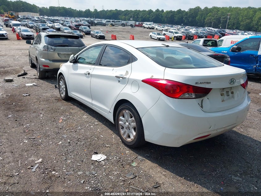 Vin: 5npdh4ae8bh023544, lot: 46224877, hyundai elantra gls 20113