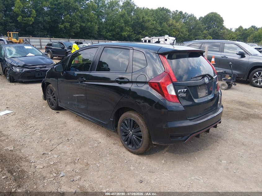 Vin: 3hggk5h67jm722225, lot: 46224889, honda fit sport 20183