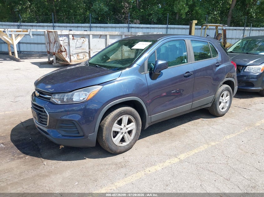 Vin: 3gncjnsb8jl311483, lot: 46224908, chevrolet trax ls 20182