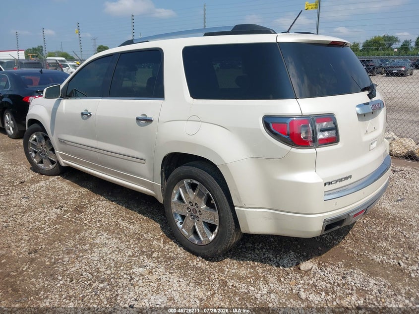 Vin: 1gkkvtkd1fj150749, lot: 46224910, gmc acadia denali 20153