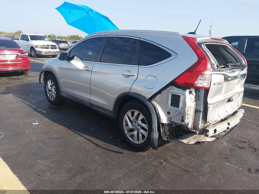 Vin: 5j6rm3h79gl022208, lot: 46224923, honda cr-v ex-l 20163