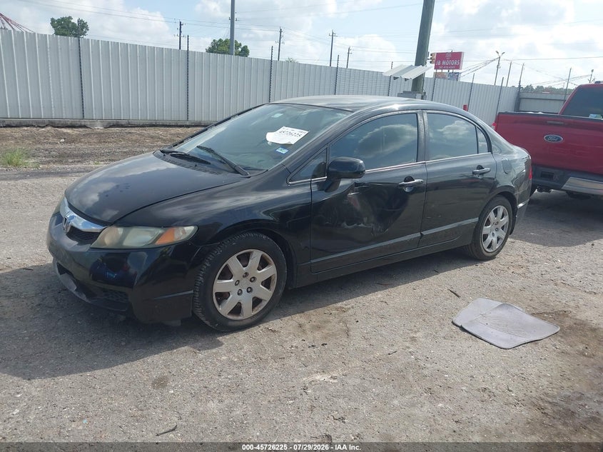 Vin: 2hgfa1f5xah306735, lot: 46224924, honda civic lx 20102
