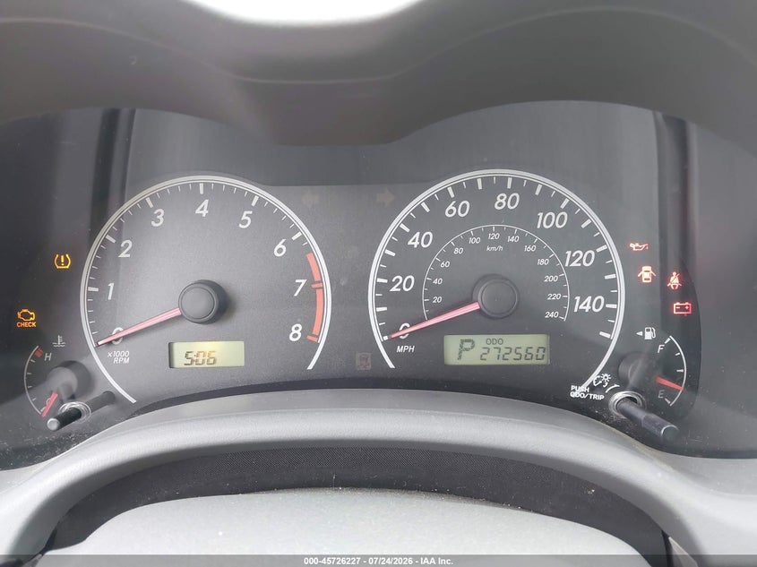 2010 TOYOTA COROLLA auction photo 7
