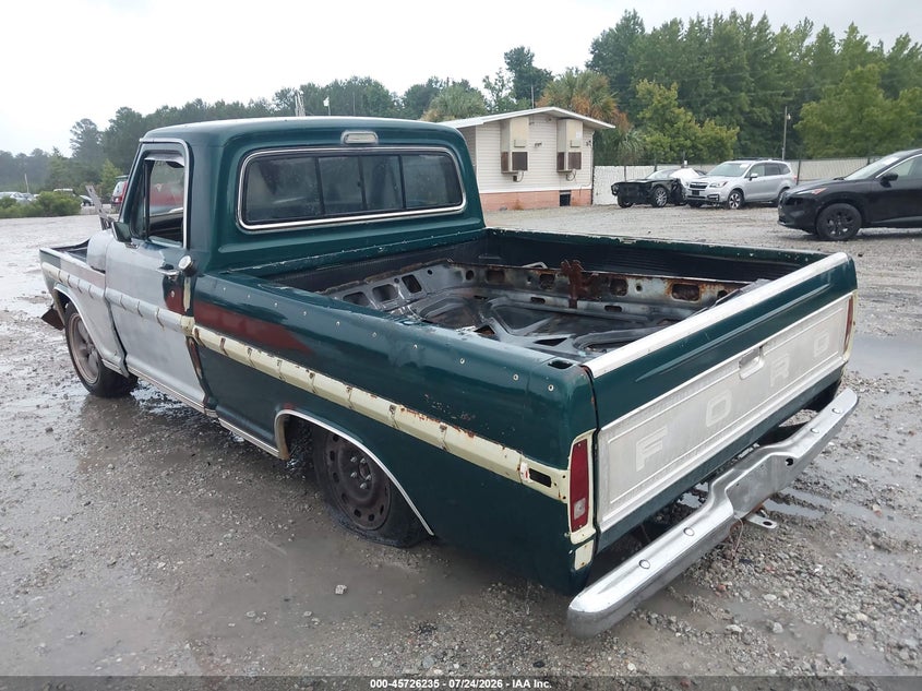 1970 FORD F100 auction photo 3