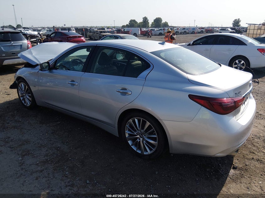 Vin: jn1ev7ap2jm362470, lot: 46224941, infiniti q50 3.0t luxe 20183