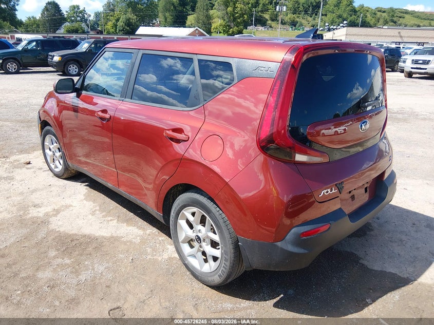 Vin: kndj23auxl7027641, lot: 46224944, kia soul s 20203