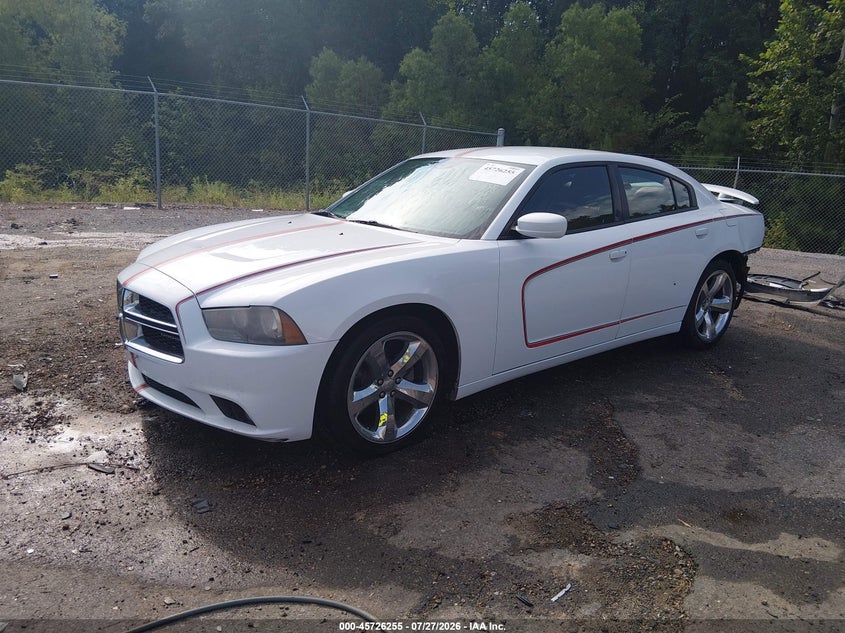 Vin: 2c3cdxhg5ch244601, lot: 46224954, dodge charger sxt 20122