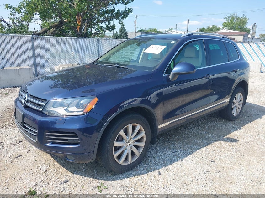 Vin: wvgfk9bp9cd000543, lot: 46224962, volkswagen touareg tdi sport 20122