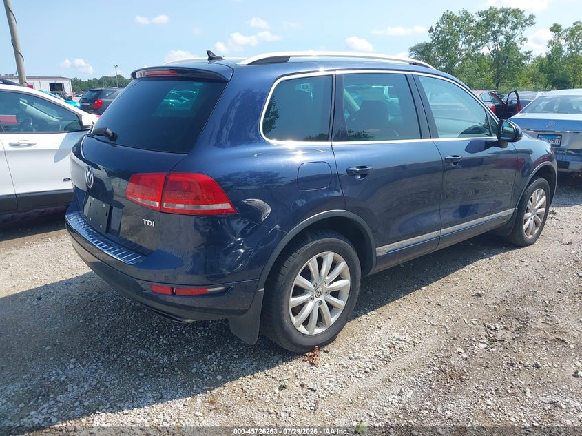 Vin: wvgfk9bp9cd000543, lot: 46224962, volkswagen touareg tdi sport 20124