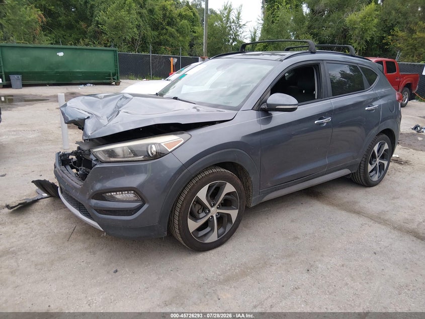 Vin: km8j33a21hu330257, lot: 46224992, hyundai tucson limited 20172