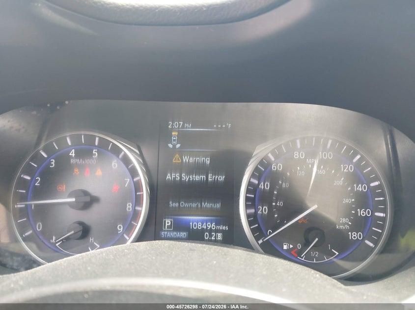 2016 INFINITI Q50 auction photo 7