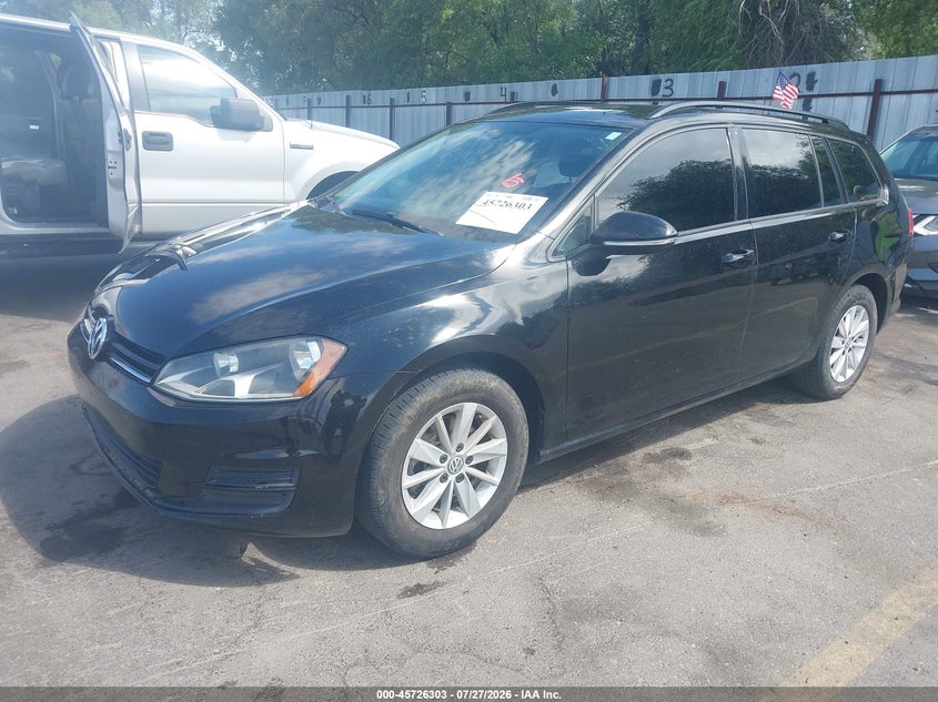 2017 VOLKSWAGEN GOLF SPORTWAGEN auction photo 2