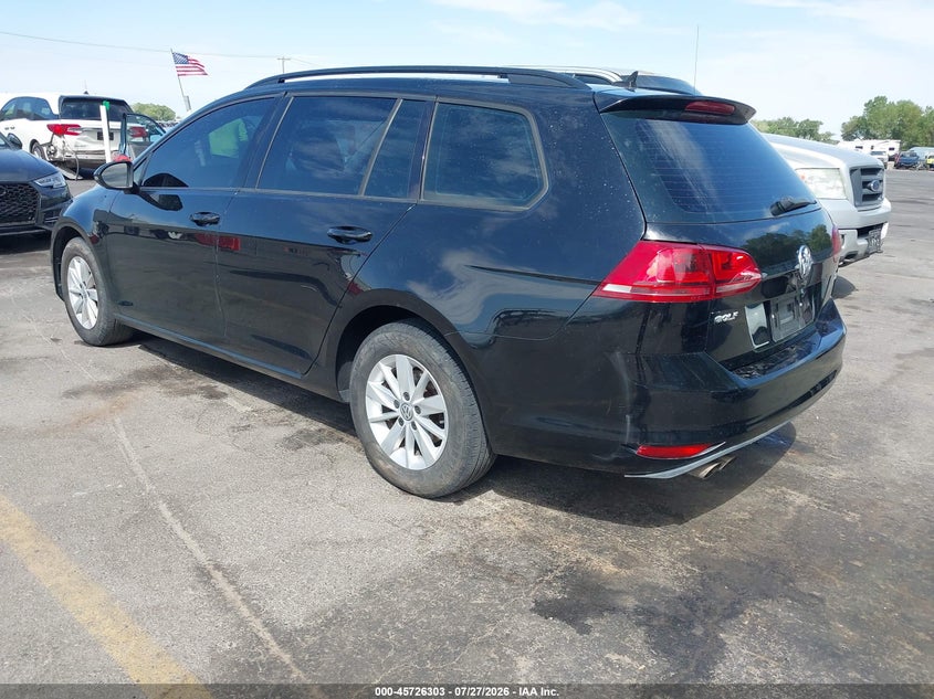 2017 VOLKSWAGEN GOLF SPORTWAGEN auction photo 3