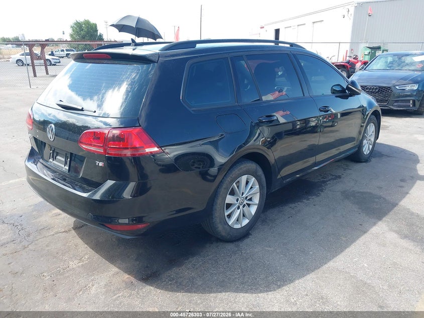 2017 VOLKSWAGEN GOLF SPORTWAGEN auction photo 4