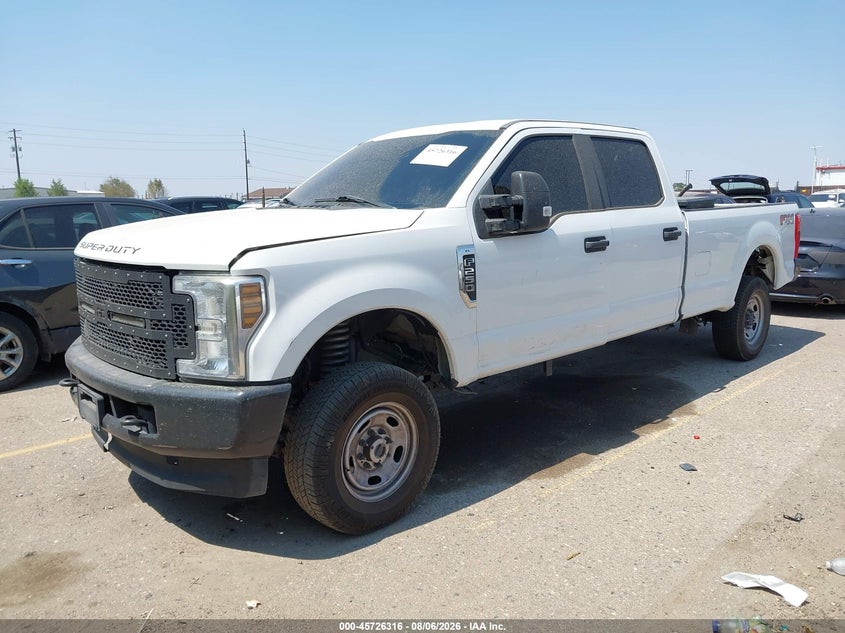Vin: 1ft7w2b67ked88540, lot: 46225015, ford f-250 xl 20192