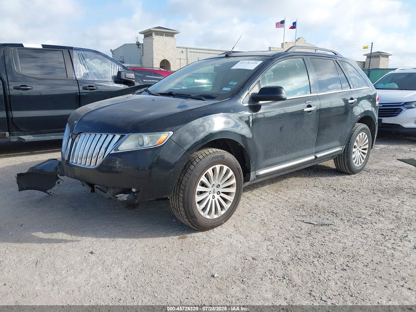 Vin: 2lmdj6jk4ebl04102, lot: 46225028, lincoln mkx 20142