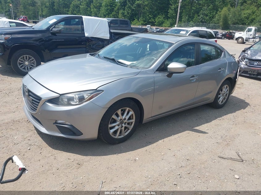 Vin: jm1bm1w7xe1155860, lot: 46225030, mazda mazda3 i grand touring 20142