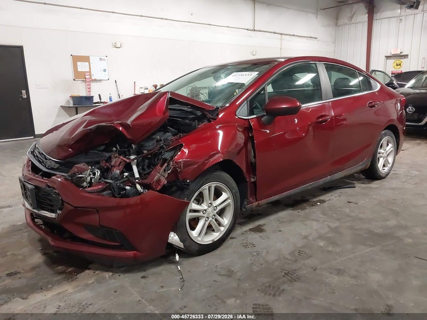 Vin: 1g1be5sm4g7244977, lot: 46225032, chevrolet cruze lt auto 20162